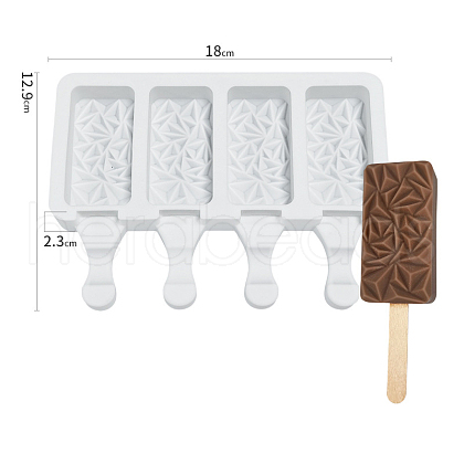 Silicone Ice-cream Stick Molds BAKE-PW0001-073E-C-1