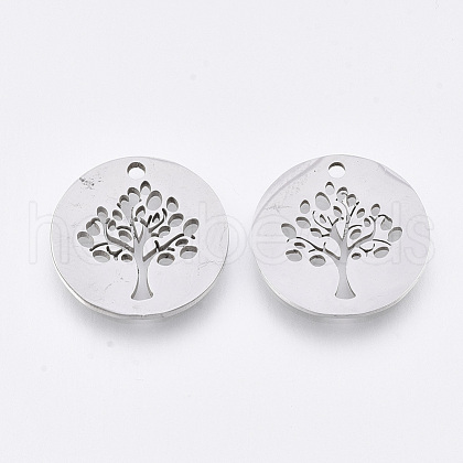 Non-Tarnish 201 Stainless Steel Pendants STAS-T044-130P-1