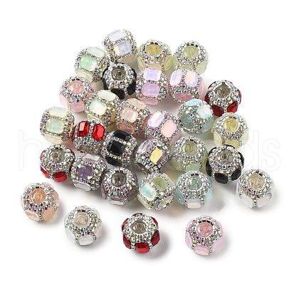 Acrylic Rhinestone Beads OACR-D307-03-1