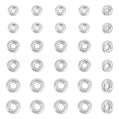   30Pcs 3 Styles 925 Sterling Silver Spacer Beads STER-PH0002-78-1