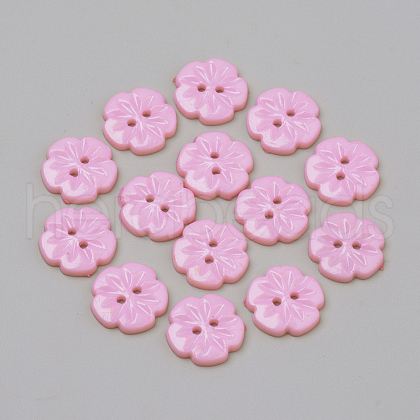 2-Hole Acrylic Buttons X-BUTT-Q037-08I-1