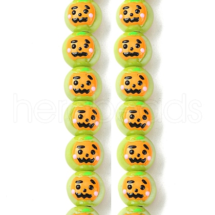 Handmade Porcelain Beads Strands PORC-A025-01D-1