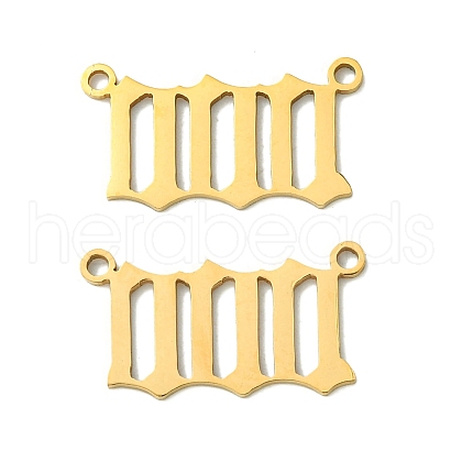 201 Stainless Steel Pendants STAS-U003-01G-1