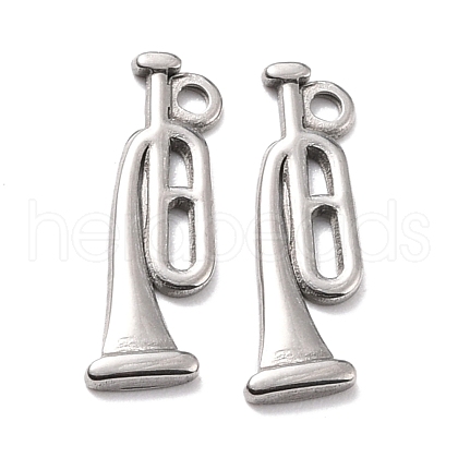 Non-Tarnish 304 Stainless Steel Pendants STAS-B024-10P-1