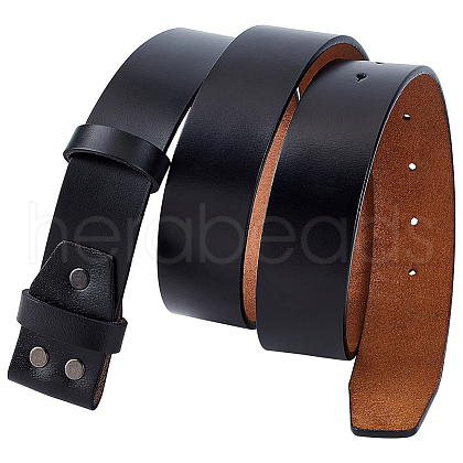 Cowhide Leather Belt Strap AJEW-WH0314-393-1