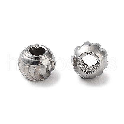 303 Stainless Steel Beads STAS-Q302-01A-P-1