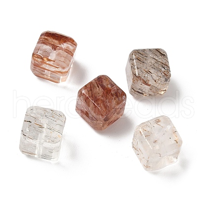 Natural Gold Black Rutilated Quartz Beads G-D307-B02-1