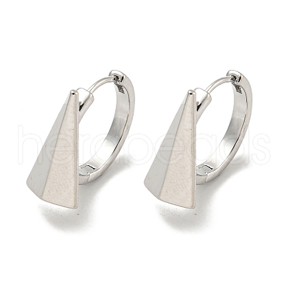 Brass Hoop Earrings EJEW-L211-007P-1