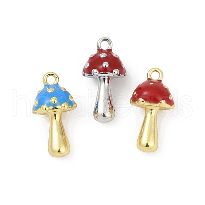 Brass Enamel Pendants KK-M322-02-1