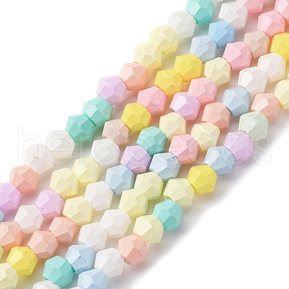 Handmade Lampwork Beads Strands LAMP-R020-02B-1