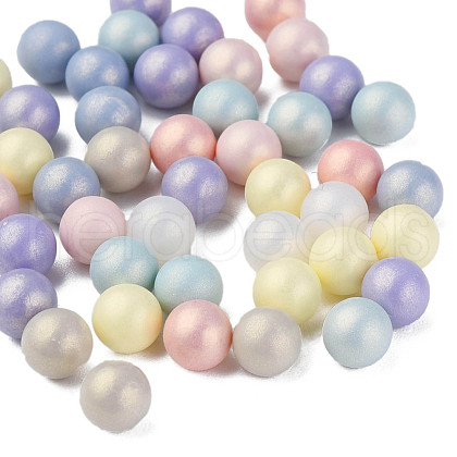 Spray Painted Acrylic Beads MACR-N006-19B-C01-1