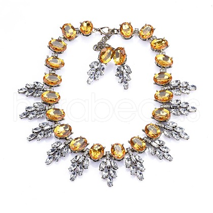 Alloy Rhinestone Jewelry Sets FS-WG3ECD0-13-1