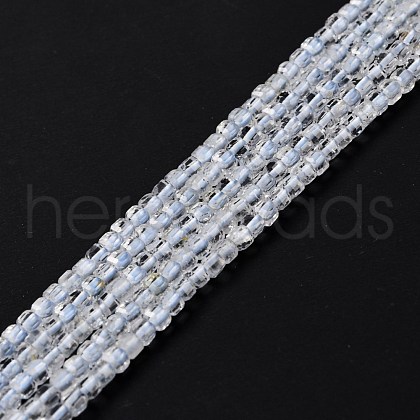 Natural Topaz Crystal Beads Strands G-K315-A08-1