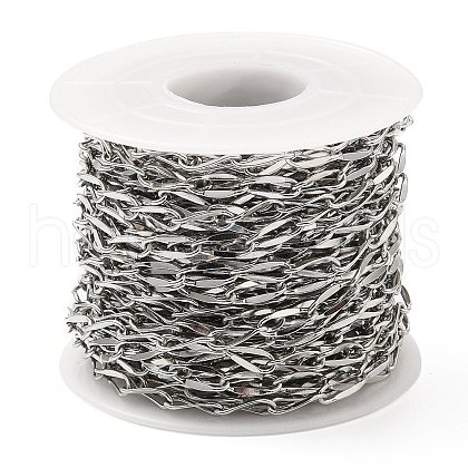 Non-Tarnish 304 Stainless Steel Link Chains STAS-D084-37P-1