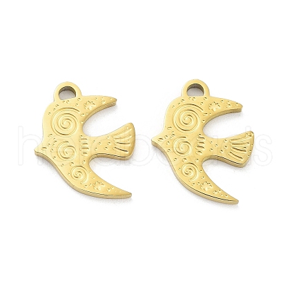 Ion Plating(IP) 316L Surgical Stainless Steel Pendants STAS-D029-36G-1