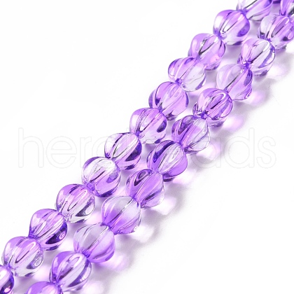 Transparent Glass Beads Strands GLAA-F114-02A-01-1