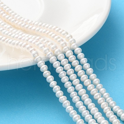Natural Cultured Freshwater Pearl Beads Strands PEAR-I007-02C-02-1