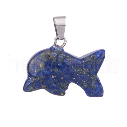 Natural Lapis Lazuli Pendants PW-WG170A9-07-1