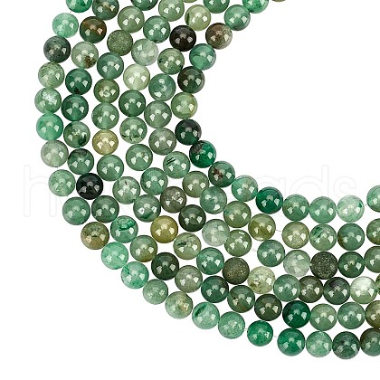 ARRICRAFT Natural Green Aventurine Beads Strands G-AR0002-10-1