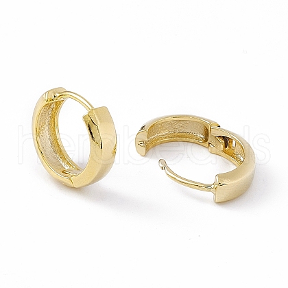 Brass Hinged Hoop Earrings for Women KK-A172-26G-1