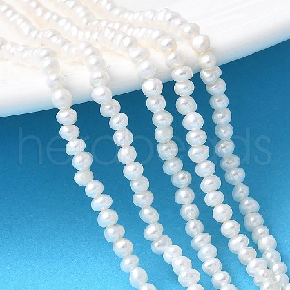 Natural Cultured Freshwater Pearl Beads Strands PEAR-I007-07C-01A-1