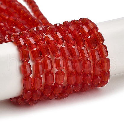 Transparent Glass Beads Strands X-GLAA-G112-05C-1