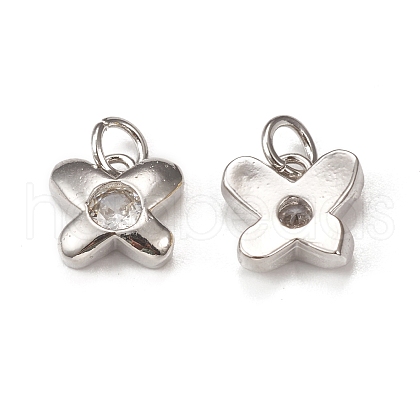 Glass Charms KK-E068-VB219-1