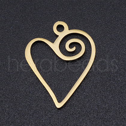 Ion Plating(IP) 304 Stainless Steel Pendants A-STAS-T054-JN770-2-1