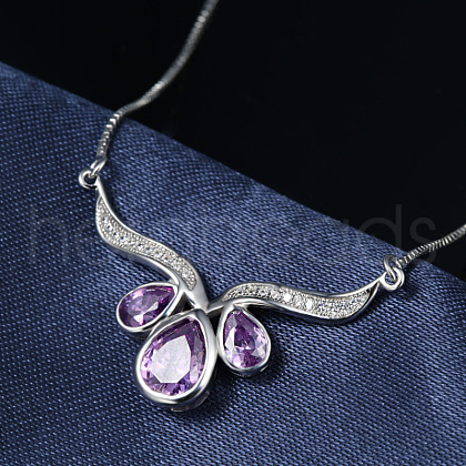 925 Sterling Silver Pendant Necklaces FS-WGEDE63-01-1
