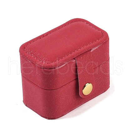 Imitation Leather Ring Organizer Storage Cases CON-G023-11B-1
