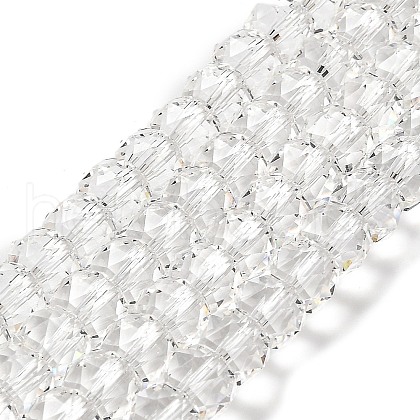 Transparent Glass Beads Strands EGLA-K071-01H-1