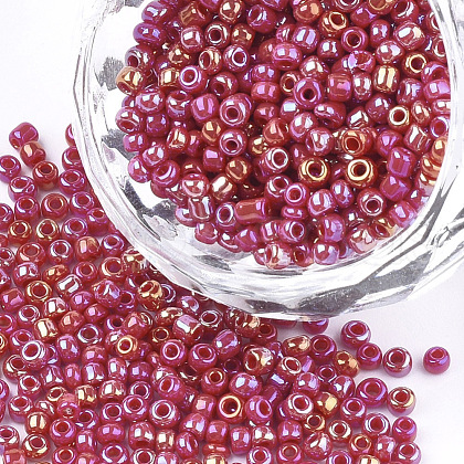 Opaque Glass Seed Beads SEED-S023-01A-05-1