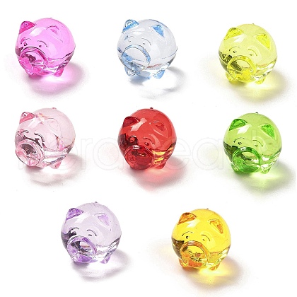 Transparent Acrylic Beads OACR-Z016-12A-1