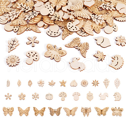 Wood Cabochons WOOD-TA0001-33-1