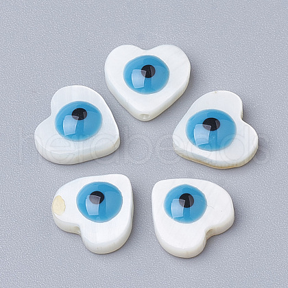 Natural Freshwater Shell Beads SHEL-Q017-07B-1