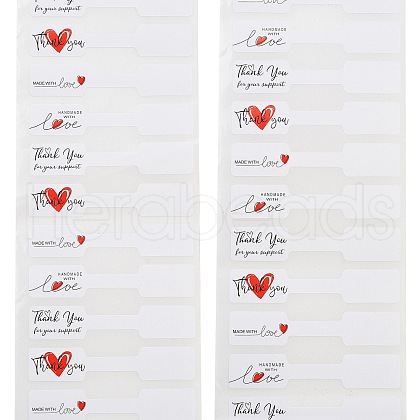 Writable Thank You Paper Hang Tags AJEW-Z030-04-1