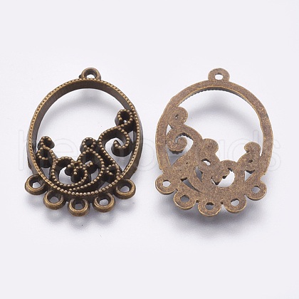 Tibetan Style Alloy Chandelier Components Links TIBE-F025-21AB-1