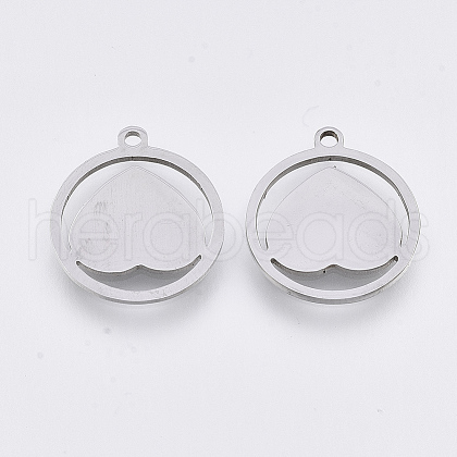 Non-Tarnish 201 Stainless Steel Pendants STAS-T044-128P-1