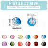 FINGERINSPIRE 600Pcs 12 Colors Transparent Crackle Baking Painted Glass Beads Strands DIY-FG0006-66-2