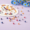 Biyun 400Pcs 8 Style Electroplate Glass Beads Strands EGLA-BY0001-02-6