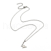 Non-Tarnish Stainless Steel Pendant Necklaces NJEW-C051-01P-2