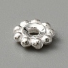 Sterling Silver Spacer Beads STER-WH0013-05B-S-2