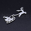 Non-Tarnish 201 Stainless Steel Pendants STAS-T046-JA367-1-2