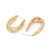 Ion Plating(IP) 304 Stainless Steel Hollow Star Hoop Earrings EJEW-Z068-25G-2