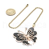 Butterfly Alloy Rhinestone Ceiling Fan Pull Chain Extenders FIND-JF00115-01-3