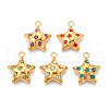 Ion Plating(IP) 304 Stainless Steel Pendants STAS-N112-19G-1