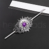 Alloy with Resin Hair Sticks PW-WG4FC6F-02-1