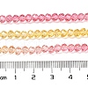 Transparent Painted Glass Beads Strands X1-DGLA-A034-T3mm-A07-3