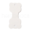 Fold Over Cat Shaped Cardboard Paper Jewelry Display Cards for Necklace & Bracelet Storage CDIS-A006-09-2