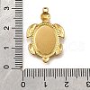 304 Stainless Steel Pendant Cabochon Settings STAS-C122-16A-G-3
